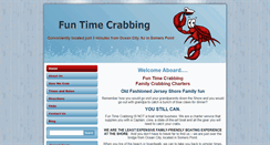 Desktop Screenshot of funtimecrabbing.com